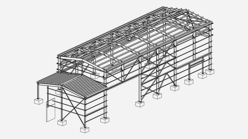 3D Steel Drafting Services, Connection Design